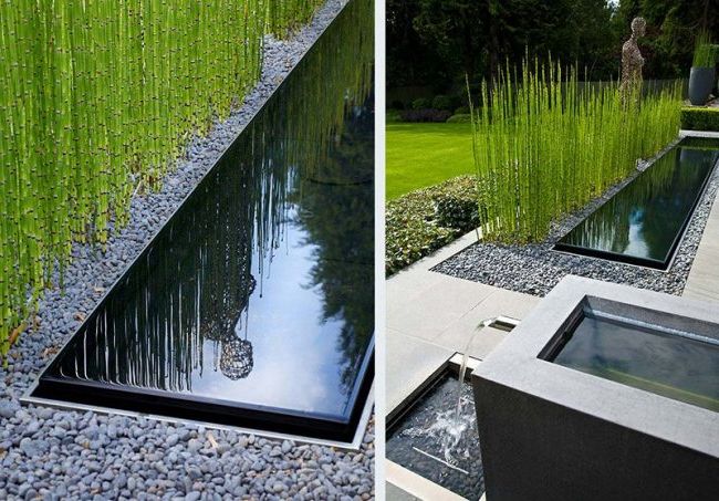 Mirrors in garden and patio decoration