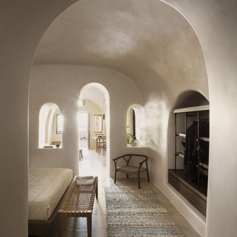 Interiors of Mediterranean houses