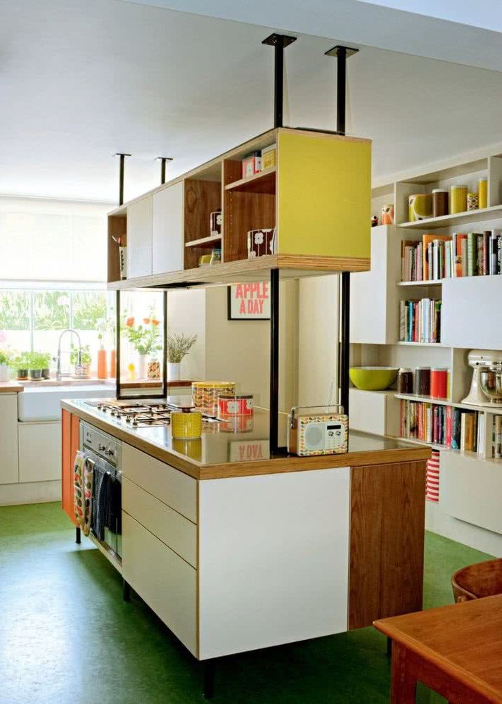 Colors in vintage kitchens