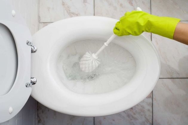Remove toilet stains easily