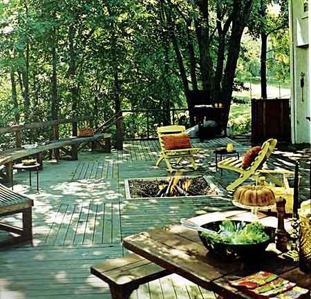 Garden and patio decoration vintage style