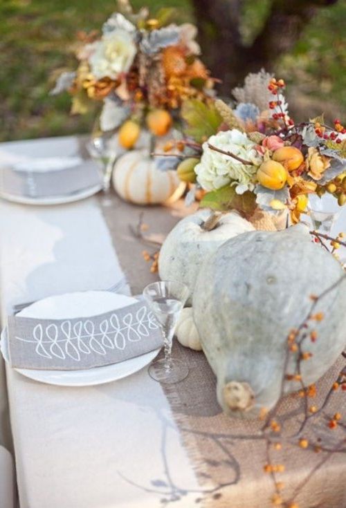 Centerpieces for fall or winter