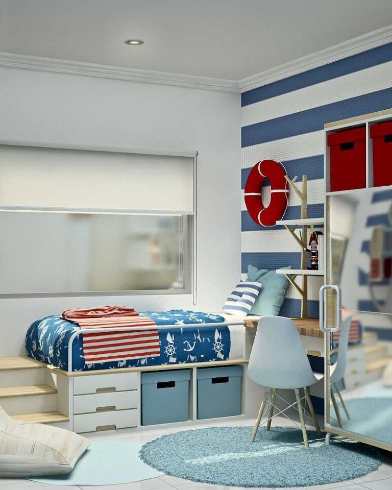 Nautical style children's bedrooms