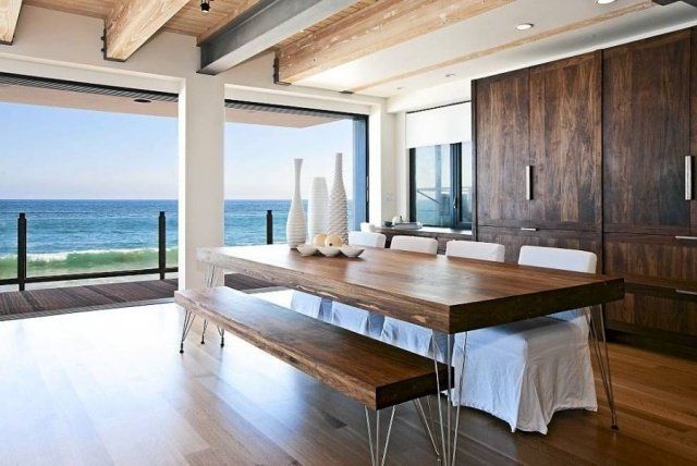 modern rustic dining rooms