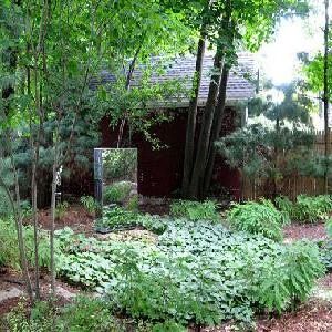 Mirrors in garden and patio decoration