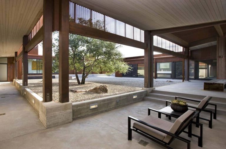 Country Zen style house