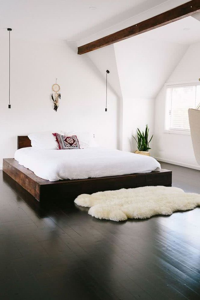 Furniture in minimalist bedrooms