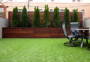 12_4  Wooden Terrace with TV and fireplace