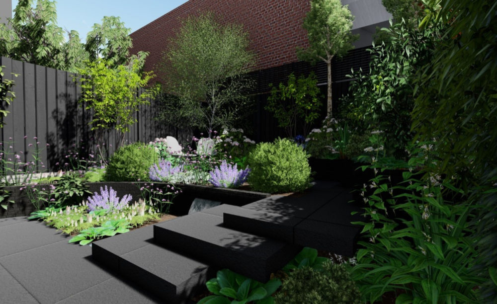 modern colors for garden